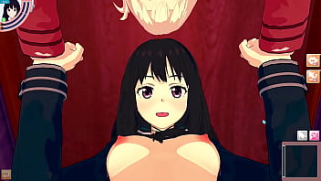 【spider Lily Nishigi Chisato×inoue Takina】pov 3p Hentai Oppai Multiple Play【ice Recoil】pretty Cute Ricorico Boobs Nipple Melon thumbnail