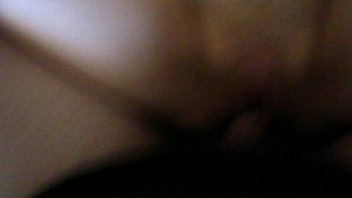 Sexy blonde girl bounces on boyfriends hard cock