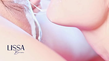 Blowjob and handjob close up