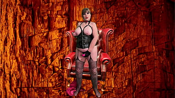 Mature gilf wearing strap on gives head