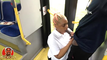 Thelastrealtop & mshoneyroseatl public bus dick sucker