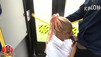 Thelastrealtop & mshoneyroseatl public bus dick sucker