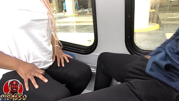 Thelastrealtop & mshoneyroseatl public bus dick sucker