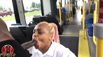 Thelastrealtop & mshoneyroseatl public bus dick sucker