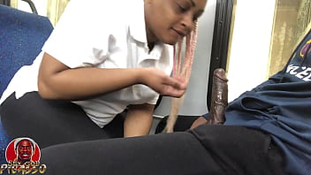 Thelastrealtop & mshoneyroseatl public bus dick sucker