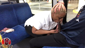 Thelastrealtop & mshoneyroseatl public bus dick sucker