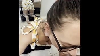 Sloppy blowjob for my step son's friend