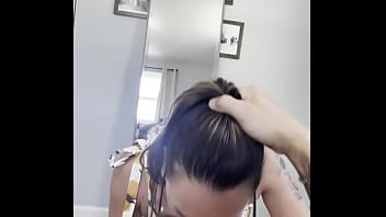 Sloppy blowjob for my step son's friend