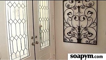 Girl with great body massages and blows a customer 29