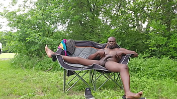 Big black wood in the woods w sir maxximus