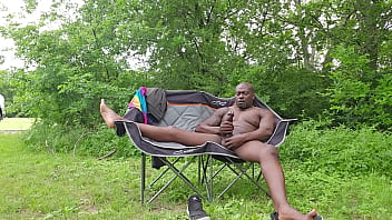 Big black wood in the woods w sir maxximus