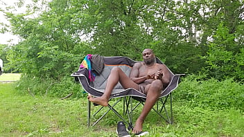 Big black wood in the woods w sir maxximus