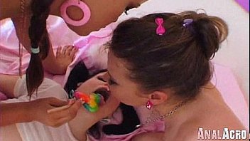 Playing with her asshole 676