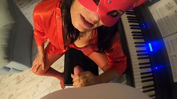 Milfycalla first piano lesson