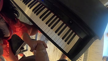 Milfycalla first piano lesson