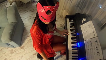 Milfycalla first piano lesson