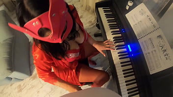 Milfycalla first piano lesson