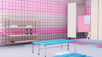 Fucking in the showers hentai