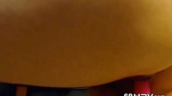 Busty babe in glasses having multiple orgasms on cam