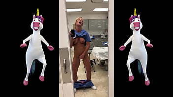 Horny girl plays with her pussy