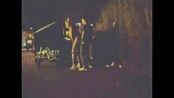 Blonde Tranny Fucking Outdoors And Being Fucked On A Bed thumbnail