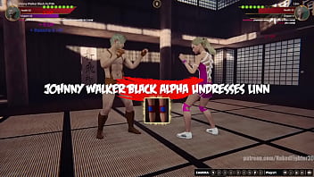 Johnny vs linn nf3d sexual mixed combat femdom