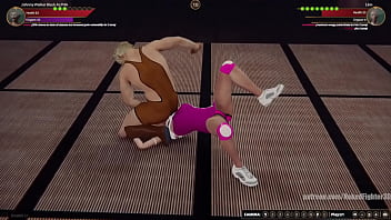 Johnny vs linn nf3d sexual mixed combat femdom