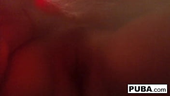 Sexy blonde gets wet