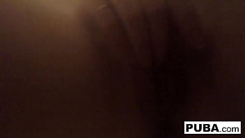 Sexy blonde gets wet