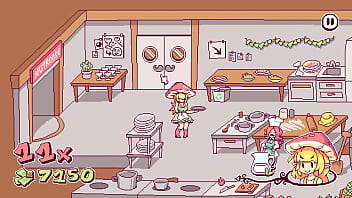 Servicing customers with a huge futa cock futanari di funghi ft gumi