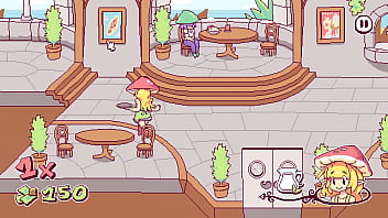 Servicing customers with a huge futa cock futanari di funghi ft gumi