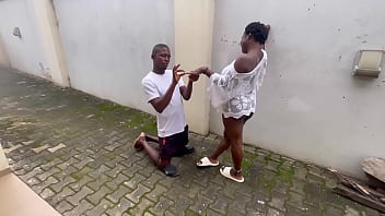 A wedding proposal with a happy ending