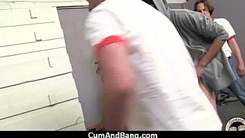 Crazy group interracial blowjob wow 12