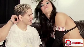 Horny teen fucks and shoots cum on a girls butt;