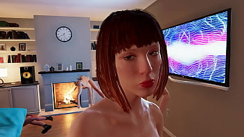 House party threesome in the living room goes crazy