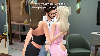 Cameraman gets frisky with two hot babes