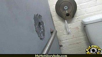 Gloryhole blowjob hottie makes every dick cum 23