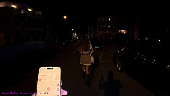 He took control of my vibrator on a date and give me multiple orgasms