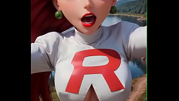 Personaje pokémon jessi modelo ia anime