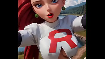 Personaje pokémon jessi modelo ia anime
