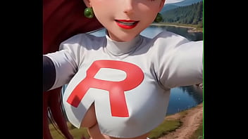 Personaje pokémon jessi modelo ia anime