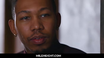 Slutish ginger wife awaits her husband's black colleague in her bed