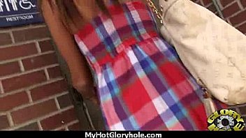 Huge tit babe deepthroats gloryhole dick 26