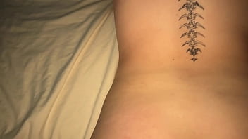 My stepsister gave me a massage that ended with rough sex