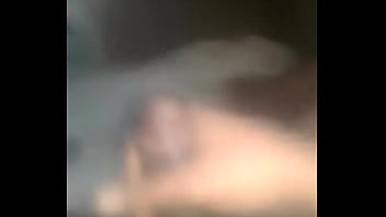 Black cock cumming and hits phone