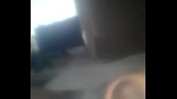 Black cock cumming and hits phone