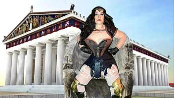 Old mature goddess gives head