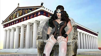 Old mature goddess gives head