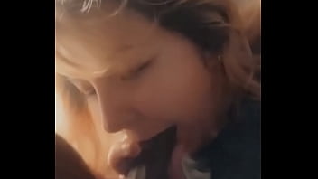 Sucking the cum out my tip