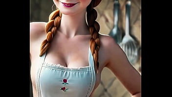 Princess anna is preparing something special in the kitchen the real question is who is the lucky person she's cooking for #disney #frozen #anna #disneyedit #shorts #fyp